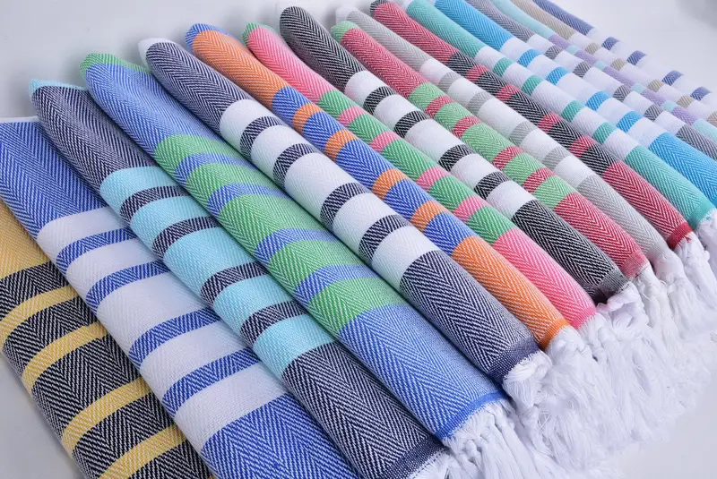 Valentines Day Gift For Him, Guest Towel, Monogrammed Beach Towel, Custom Wedding Gift, 68x36 Cotton Chevron Towel, Peshtemal Towel, Bachelor Towel - 8