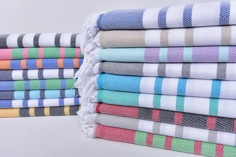 Valentines Day Gift For Him, Guest Towel, Monogrammed Beach Towel, Custom Wedding Gift, 68x36 Cotton Chevron Towel, Peshtemal Towel, Bachelor Towel - 1