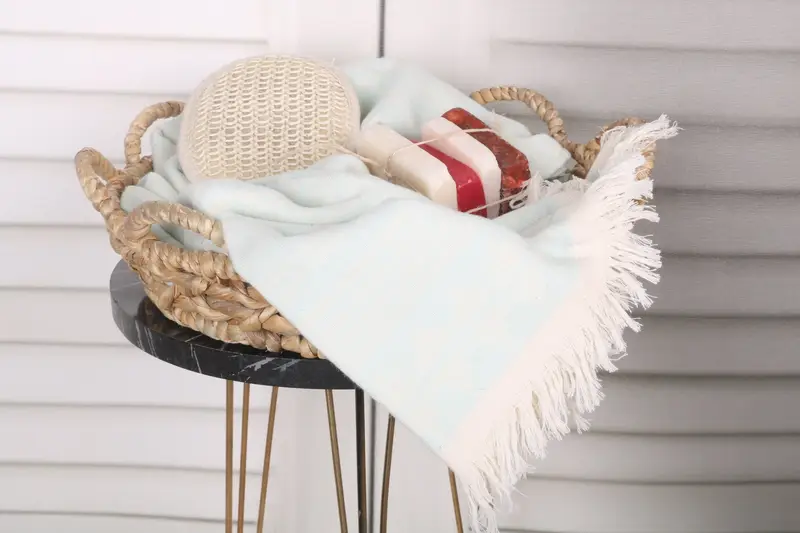 Housewarming Gift, Xmas Gifts, Handmade Turkish Towel, Gift For Him, Personalized Towel, Travel Towel, 70x40 Linen Kilim Design Towel, Turkish towel - 3