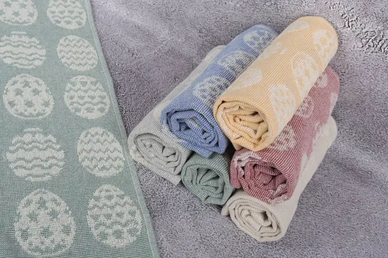 Embroidery Towel, Welcome Wedding Gift, Personalized Hand Towel, 24x16 Cotton Set of 6 Towel, Boyfriend Gift, Turkish Tea Towel, Turkish Hand Towel - 7
