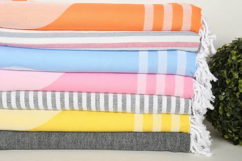 Best Friend Gift, Turkish Towel USA, Bridesmaid Proposal Gift, Spa Towel, 70x40 Cotton Set of 8 Towel, Beach Towel Monogram, Turkish Towel Beach - 3
