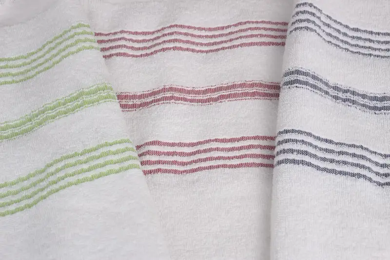 Toalla de mano turca, toallas de bordado, toalla de mano de monograma, poca de té turca, toalla de Terry a rayas de algodón 40x18, regalo de boda personalizado de la dama de honor - 4