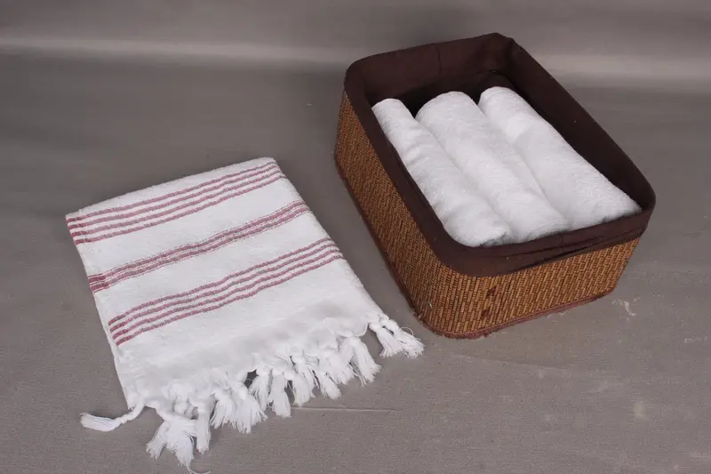 Toalla de mano turca, toallas de bordado, toalla de mano de monograma, poca de té turca, toalla de Terry a rayas de algodón 40x18, regalo de boda personalizado de la dama de honor - 7