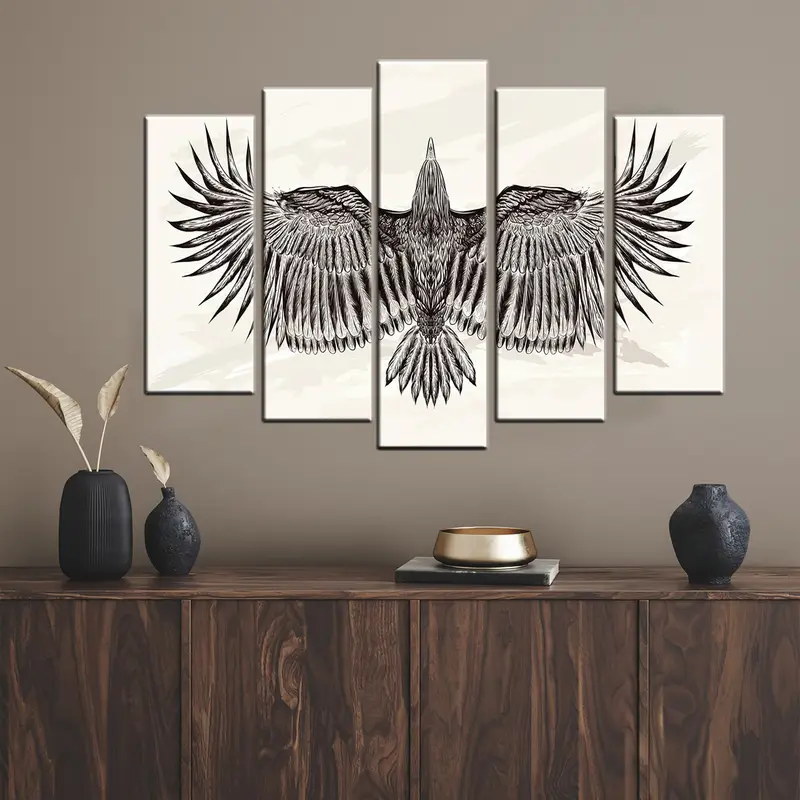 Eagle Wall Art, Eagle Prints, Wall Art Canvas, Eagle Decor, Bald Eagle Wall Art, Tattoo Eagle Wall Art, Canvas Art Print, Eagle Wall Decor - 1