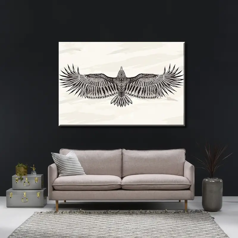 Eagle Wall Art, Eagle Prints, Wall Art Canvas, Eagle Decor, Bald Eagle Wall Art, Tattoo Eagle Wall Art, Canvas Art Print, Eagle Wall Decor - 15