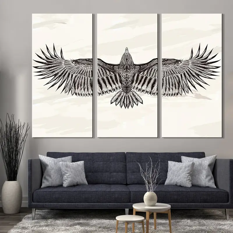 Eagle Wall Art, Eagle Prints, Wall Art Canvas, Eagle Decor, Bald Eagle Wall Art, Tattoo Eagle Wall Art, Canvas Art Print, Eagle Wall Decor - 17