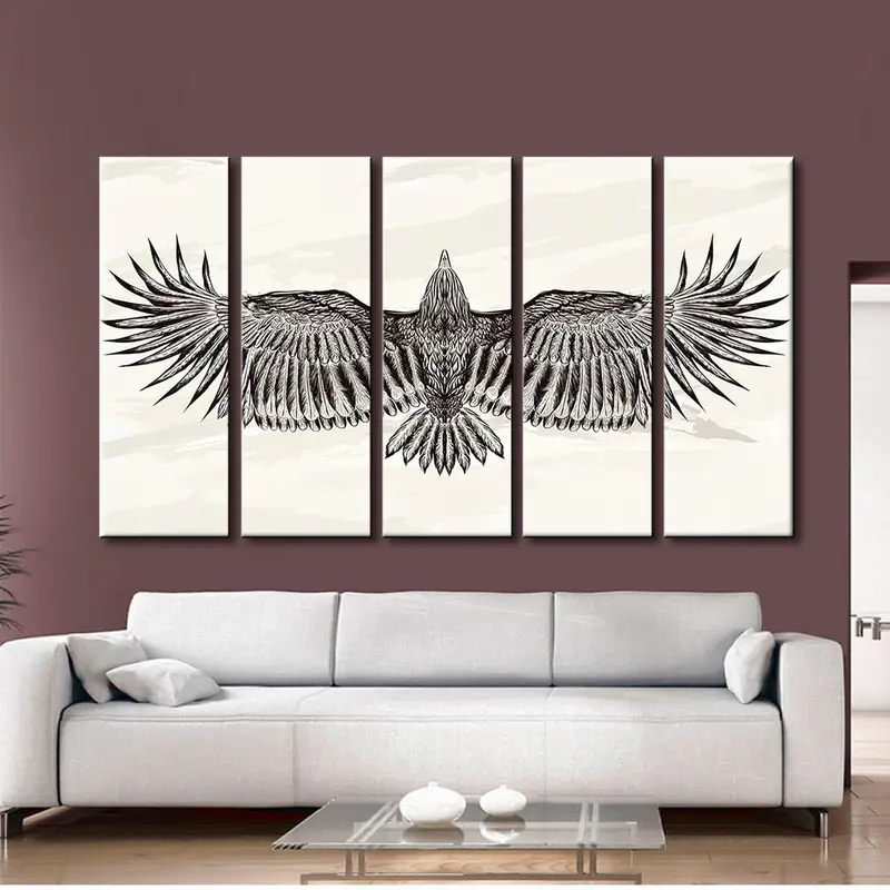 Eagle Wall Art, Eagle Prints, Wall Art Canvas, Eagle Decor, Bald Eagle Wall Art, Tattoo Eagle Wall Art, Canvas Art Print, Eagle Wall Decor - 10