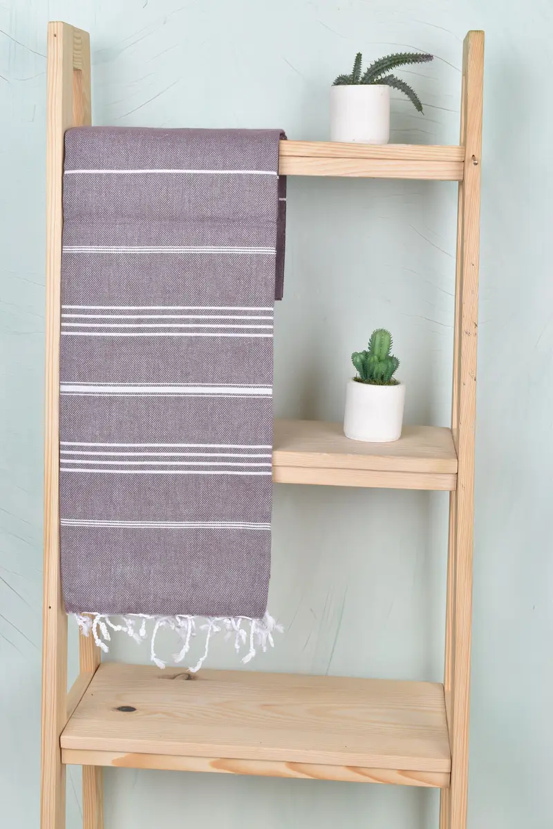 Luxury Beach Towel, Personalized Turkish Towel, 70x40 Cotton Striped Towel, Bachelor Gifts, Bachelorette Gifts, Gym Towel, Unique Gift, Yoga Towel - 8
