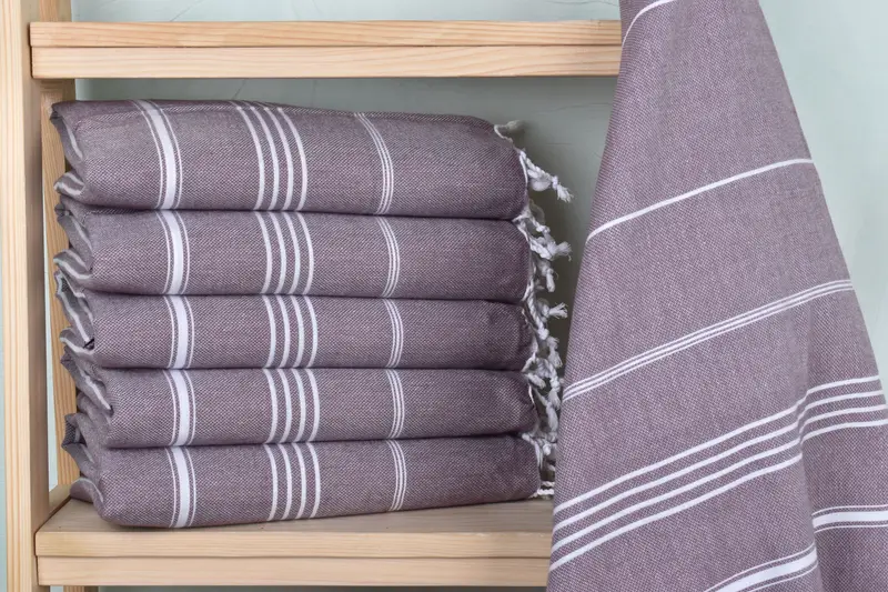 Luxury Beach Towel, Personalized Turkish Towel, 70x40 Cotton Striped Towel, Bachelor Gifts, Bachelorette Gifts, Gym Towel, Unique Gift, Yoga Towel - 2
