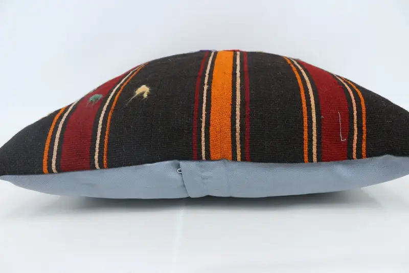 Neutral Cushion Cover, 28x28 Brown Pillow, Home Decor Pillow, Vintage Pillow, Handmade Kilim Cushion, Pillow, Vintage Cushion Case - 5