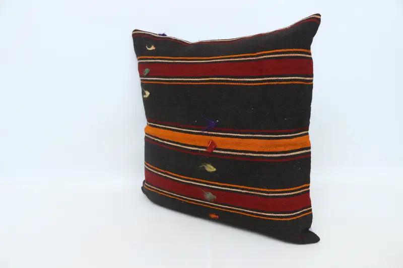 Neutral Cushion Cover, 28x28 Brown Pillow, Home Decor Pillow, Vintage Pillow, Handmade Kilim Cushion, Pillow, Vintage Cushion Case - 4