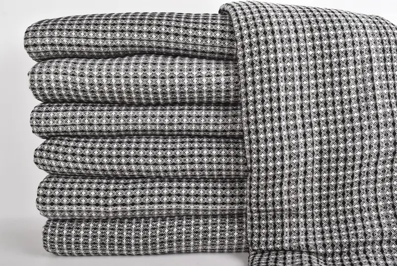 Throw Blanket Couch, Sofa Cover, 96x70 Cotton Striped Towel, Woven Blanket, Turkish Bedcover, Housewarming Gift, Gift For The Home Decor - 2