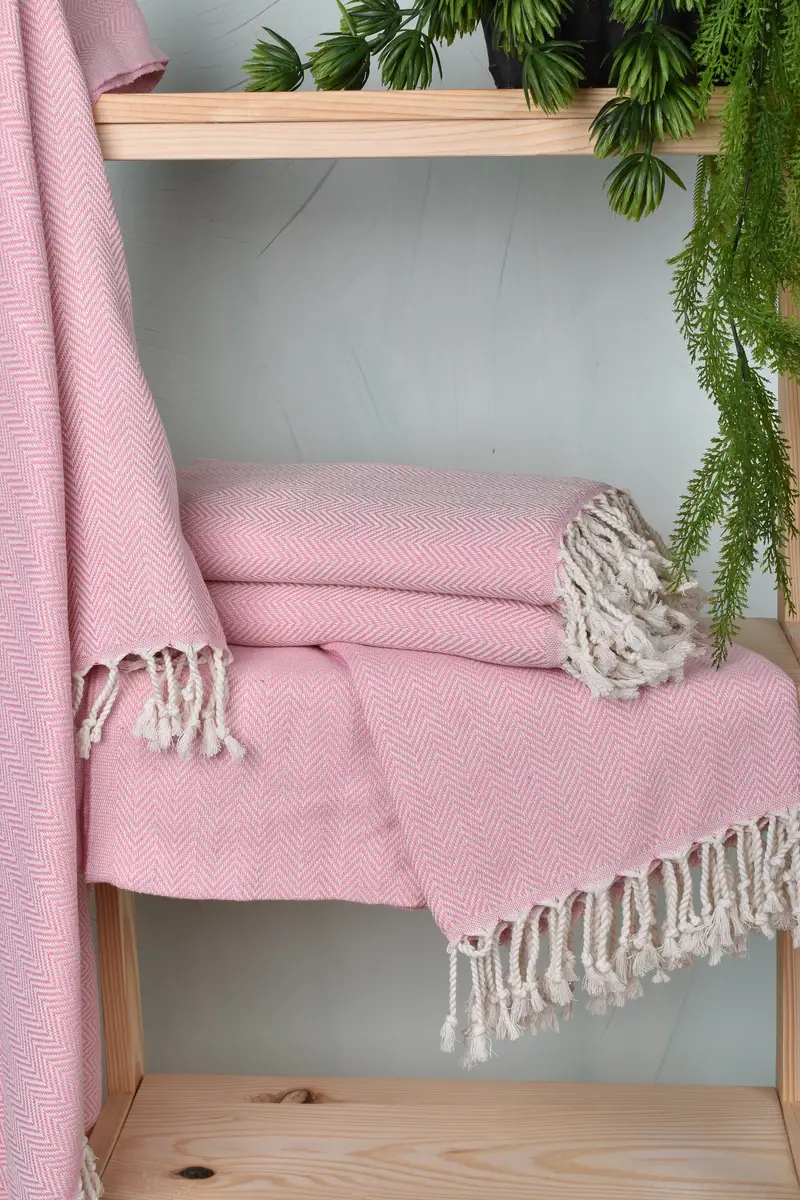 Custom Wedding Gifts, 70x40 Cotton Herringbone Towel, Luxury towel, Peshtemal, Halloween Bachelorette Party Favors, Monogrammed Beach Towel - 6