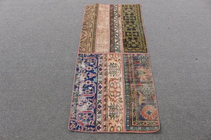 Blauer Orientteppich, 5 x 4,95 Fuß, elegantes Design in Blau und Braun