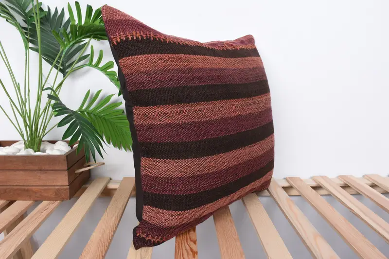 Indoor Cushion Cover, Gift Pillow, Pillow for Couch, Turkish Pillow, Outdoor Bolster Cushion Cover, 20x20 Purple Cushion, Cushion Case - 4