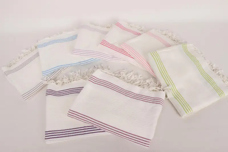 Absorbent Turkish towel, Embroidered Towel, 68x36 Cotton Striped Towel, Bachelor Gifts, Bachelor Party Favors, Embroidery Towel, Bridal Shower Gifts - 3