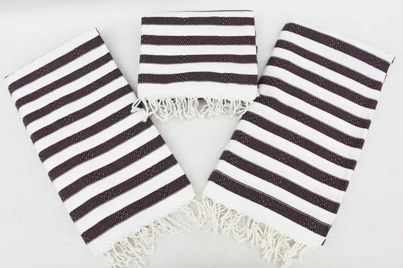 Wedding Favors, Personalize Gift, Handwoven Turkish Towel, 70x36 Cotton Striped Towel, Turkish towel, Large Turkish Towel, Friends Beach Towel - 8