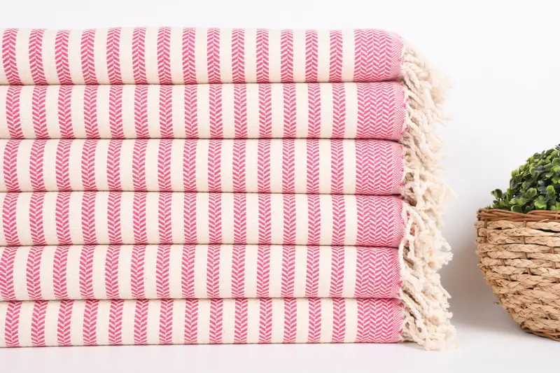 Personalized Gift For Her, Monogram Turkish Towel, Turkish Beach Towel Bulk, 70x40 Cotton Chevron Towel, Fouta towel, Lightweight Turkish towel - 2