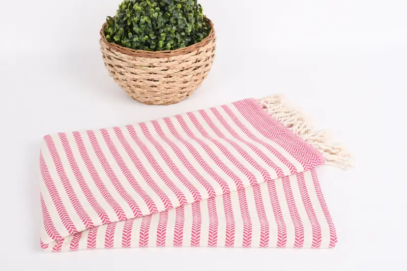 Personalized Gift For Her, Monogram Turkish Towel, Turkish Beach Towel Bulk, 70x40 Cotton Chevron Towel, Fouta towel, Lightweight Turkish towel - 4