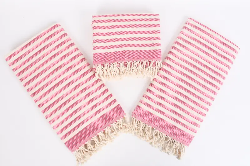 Personalized Gift For Her, Monogram Turkish Towel, Turkish Beach Towel Bulk, 70x40 Cotton Chevron Towel, Fouta towel, Lightweight Turkish towel - 6