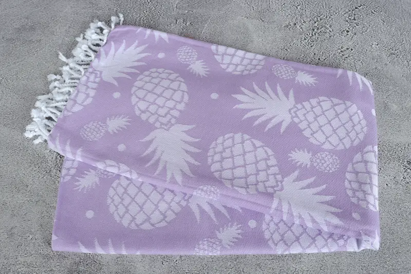Bridal Shower Gift, Monogram Beach Towel, Wedding Towel, Bachelorette Gifts, Gift For Coworker, Holiday Towel, 70x36 Cotton Pineapple Design Towel - 7