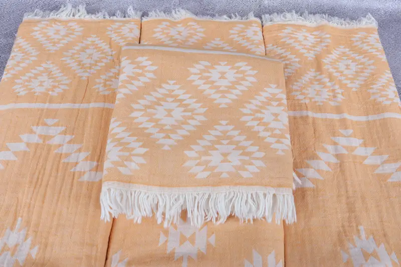 Best lightweight Turkish towel for travel USA, Halloween Gifts, Custom Beach Towel, Organic Turkish towel, Custom Towel, Beach Wedding Favor - 5