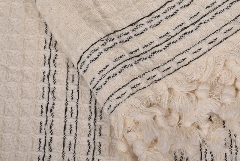 Turkish Towel Blanket, Housewarming Gift, 96x70 Cotton Striped Towel, Bachelorette Party Favors, Turkish Blanket Queen, Spa Gift, Tablecloth - 6