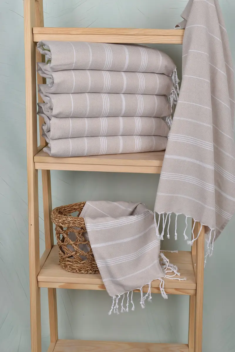 Personalized Dish Towel, Bathroom Towels, Personalized Gifts, 38x18 Cotton Striped Towel, Guest Towel, Gift For The Home, Bachelorette Party Gifts - 3