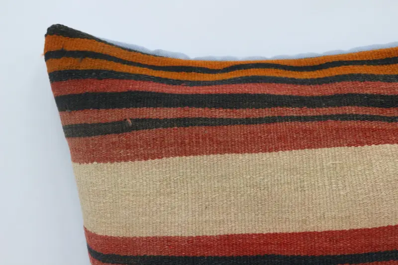 Turkish Kilim Pillow, Boho Pillow, Cushion, Vintage Kilim Pillow, Designer Throw Cushion Cover, Tribal Pillow, 28x28 Red Cushion Case - 2