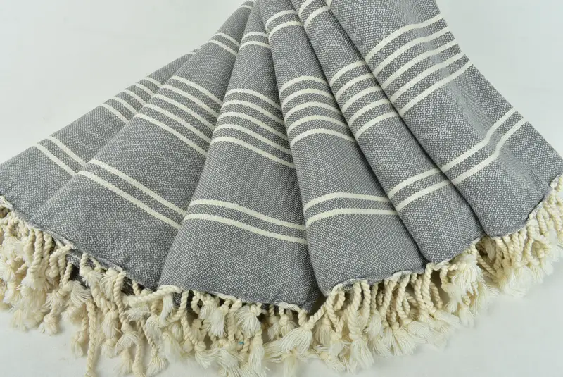 Bridesmaid Gift Towel, Family Gift Basket, Holiday Towel, Custom Wedding Gifts, Wedding For Favor, Housewarming Gift, 70x40 Cotton Striped Towel - 3