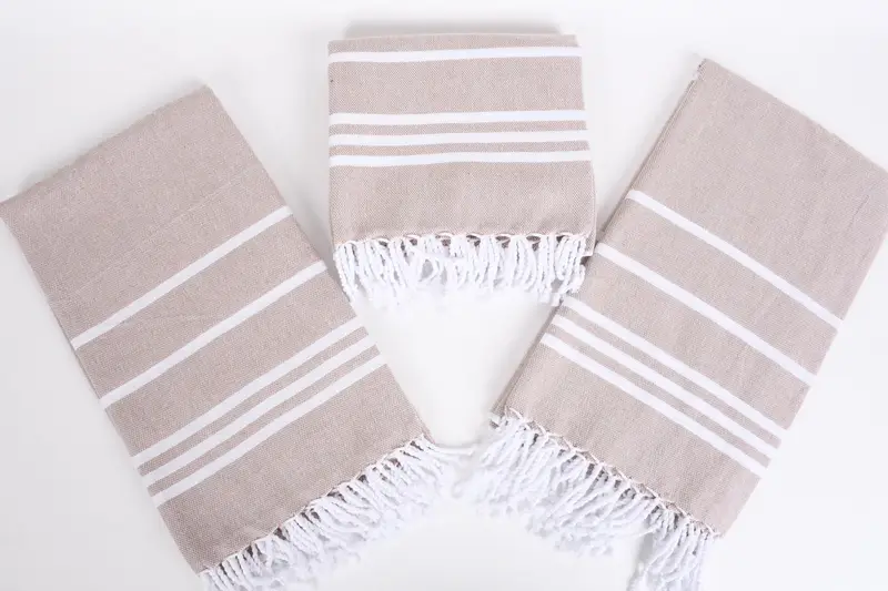 Spa Gift, Thin towel, 70x40 Cotton Striped Towel, Customized Turkish Towel, Turkish Bath Towel USA, Turkish Towel Beach, Wedding Gift, Organic Towel - 7