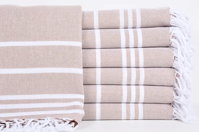 Spa Gift, Thin towel, 70x40 Cotton Striped Towel, Customized Turkish Towel, Turkish Bath Towel USA, Turkish Towel Beach, Wedding Gift, Organic Towel - 1