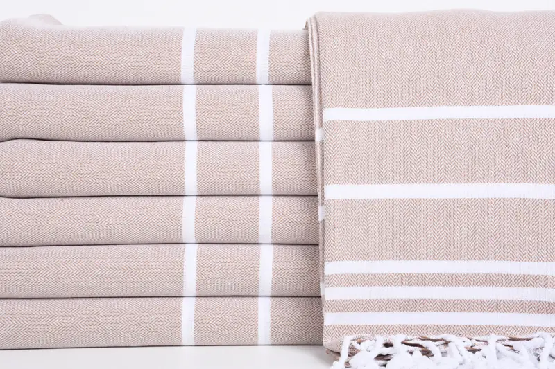 Spa Gift, Thin towel, 70x40 Cotton Striped Towel, Customized Turkish Towel, Turkish Bath Towel USA, Turkish Towel Beach, Wedding Gift, Organic Towel - 2