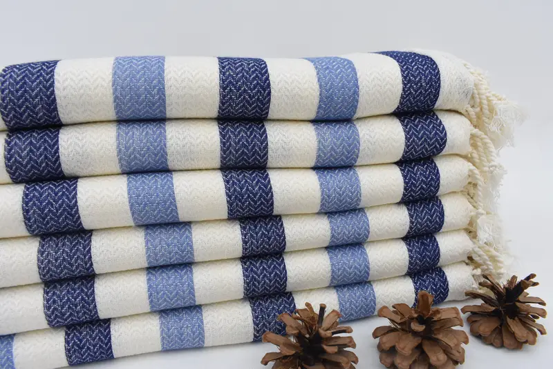 68x40 Cotton Striped Towel, Monogram Beach Towel, Summer Towel, Bachelorette Party Decorations, Personalised Gift, Bachelorette Party Favors - 2