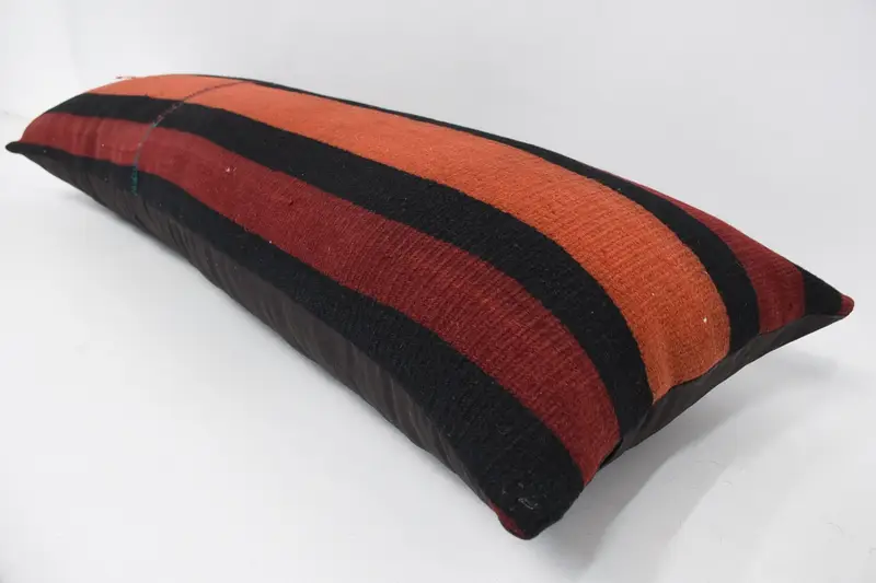 Interior Designer Pillow, 16x48 Red Pillow Cover, Kilim Pillow, Throw Kilim Pillow, Accent Throw Pillow Cover, Pillow Cover, Pet Pillow Cover - 5