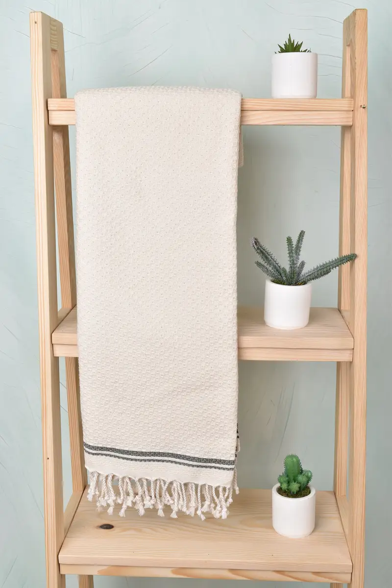 Valentines Day Gift For Him, Turkish hand towel, Bachelor Gifts, Bachelor Towel, 68x36 Cotton Striped Towel, Handmade Turkish Towel, Absorbent towel - 8