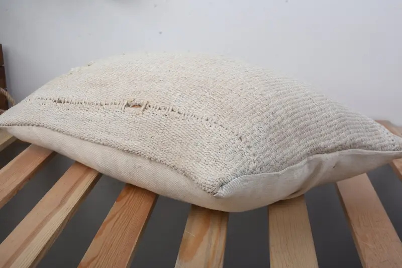 Couch Pillow, Christmas Pillow Sham, Antique Pillows, 12x20 Beige Pillow, Vintage Pillow, Cotton Cushion Cover, Kilim Cushion Sham, Cushion Cover - 6