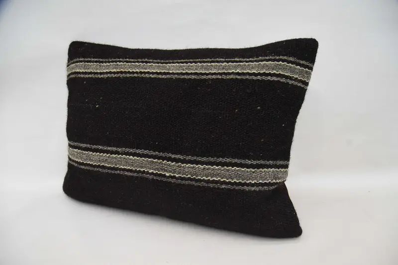 20x28 Brown Cushion Case, Anatolian Pillow Sham, Customized Pillow Cover, Throw Kilim Pillow, Vintage Kilim Throw Pillow, Pillow Sham, Boho Pillow - 5