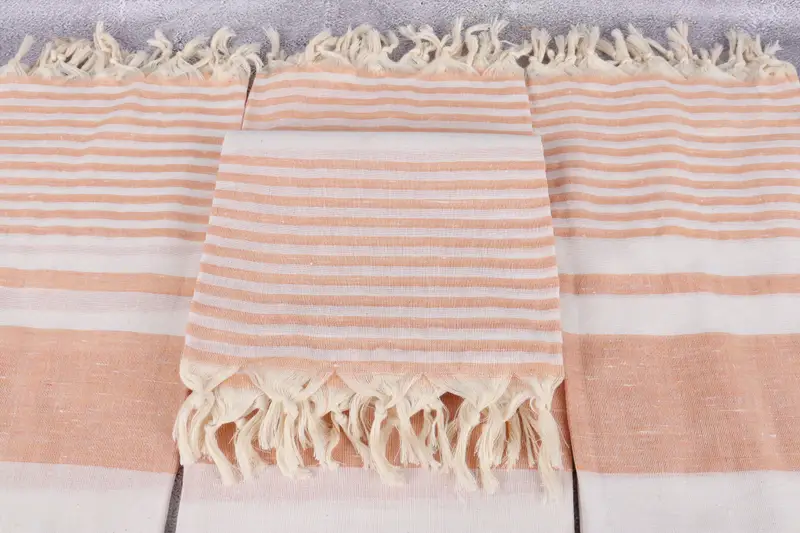 Gift For Him, Organic Turkish towel, Valentines Day Gift Idea, Summer Gift, Luxury Turkish beach towel for summer vacation, Monogram Towels - 4