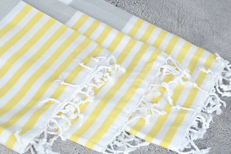 Summer Gift Ideas, Large Turkish Towel, 70x40 Cotton Striped Towel, Bachelorette Gifts, Memorial Gift, Best Friend Wedding Gift, Summer Gift - 5