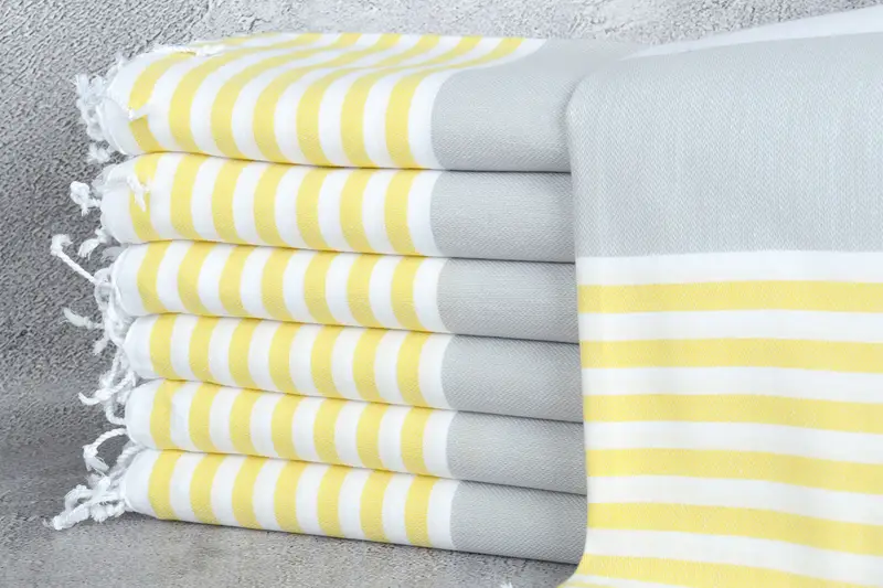 Summer Gift Ideas, Large Turkish Towel, 70x40 Cotton Striped Towel, Bachelorette Gifts, Memorial Gift, Best Friend Wedding Gift, Summer Gift - 1