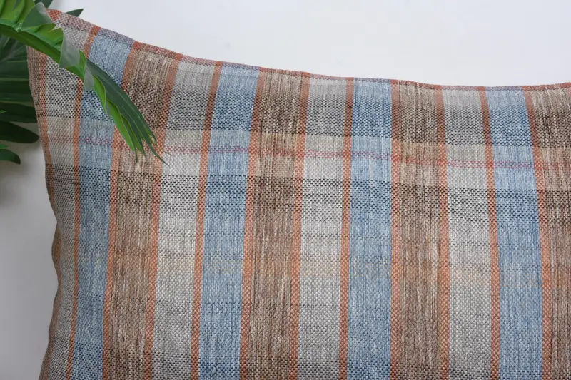Oriental Cushion Case, Kilim Pillow, 16x24 Blue Pillow Cover, Pillow Sham, Throw Kilim Pillow, Pillow for Couch, Natural Pillow Sham - 2