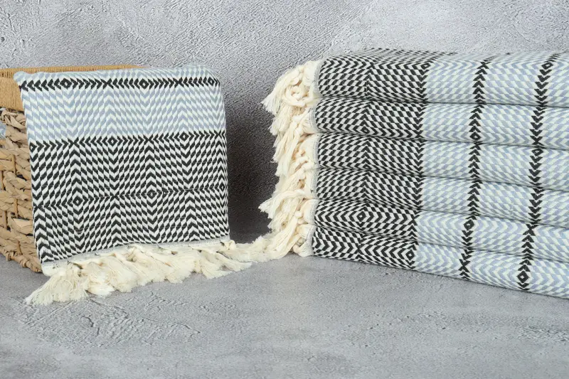 80x40 Cotton Diamond Towel, Valentines Day Gift Idea, Turkish bath towel for spa, Beach Towel Bulk, Bridesmaid Gift Towel, Bridal Shower Favors - 3