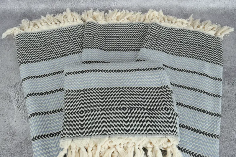 80x40 Cotton Diamond Towel, Valentines Day Gift Idea, Turkish bath towel for spa, Beach Towel Bulk, Bridesmaid Gift Towel, Bridal Shower Favors - 4