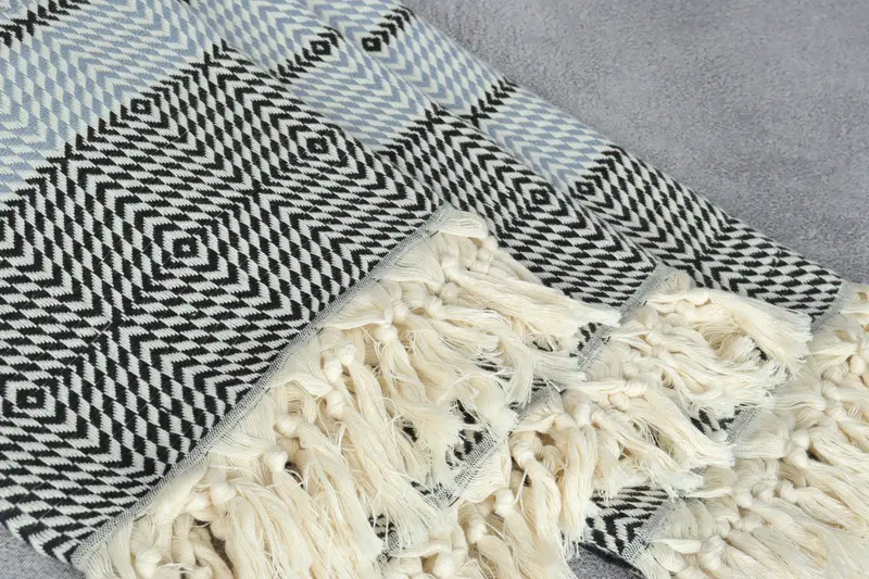 80x40 Cotton Diamond Towel, Valentines Day Gift Idea, Turkish bath towel for spa, Beach Towel Bulk, Bridesmaid Gift Towel, Bridal Shower Favors - 5