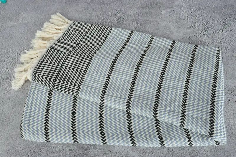 80x40 Cotton Diamond Towel, Valentines Day Gift Idea, Turkish bath towel for spa, Beach Towel Bulk, Bridesmaid Gift Towel, Bridal Shower Favors - 6