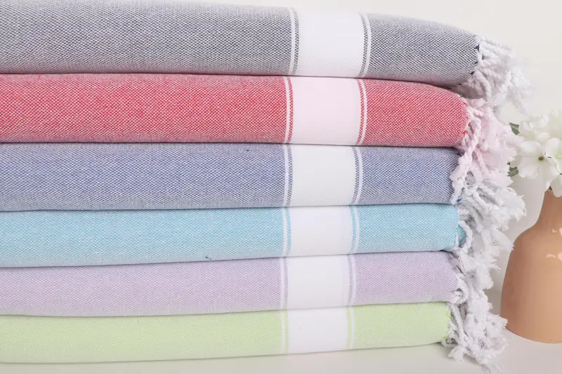 Spa Towel, 70x36 Cotton Striped Towel, Peshtemal, Personalized Gifts, Personalized Towel, Bachelorette Party Favors, Bridemaids Beach Towel - 2