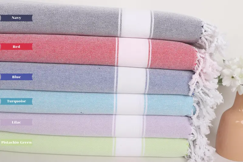 Spa Towel, 70x36 Cotton Striped Towel, Peshtemal, Personalized Gifts, Personalized Towel, Bachelorette Party Favors, Bridemaids Beach Towel - 1