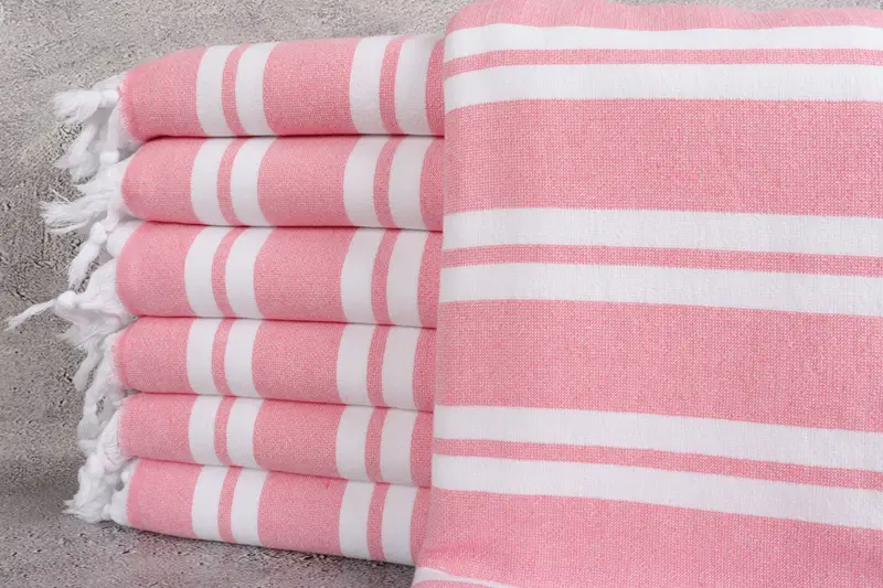 Best Beach Towel, 68x36 Cotton Striped Terry Towel, Gym Towel, Bridesmaid Gifts, Eco-friendly Turkish peshtemal towel, Gift For Bride, Gift For Her - 1