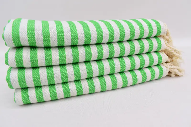 Spa Towel, Turkish Tea Towel, Personalized Kitchen Towel, Custom Gift, 40x18 Cotton Striped Towel, Beach Wedding Favor, Personalized Hand Towel - 3